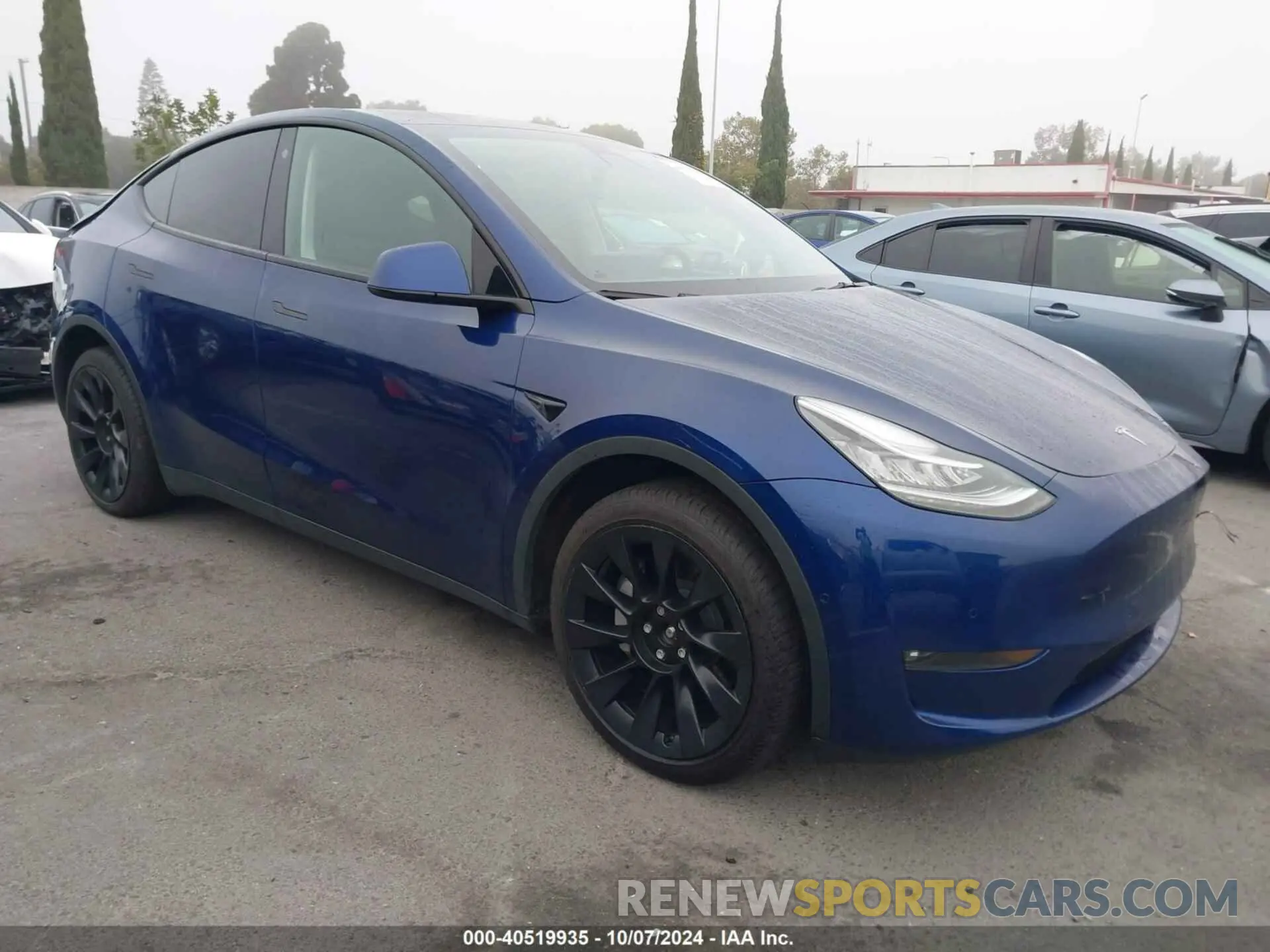 1 Photograph of a damaged car 7SAYGDEE5NF459045 TESLA MODEL Y 2022