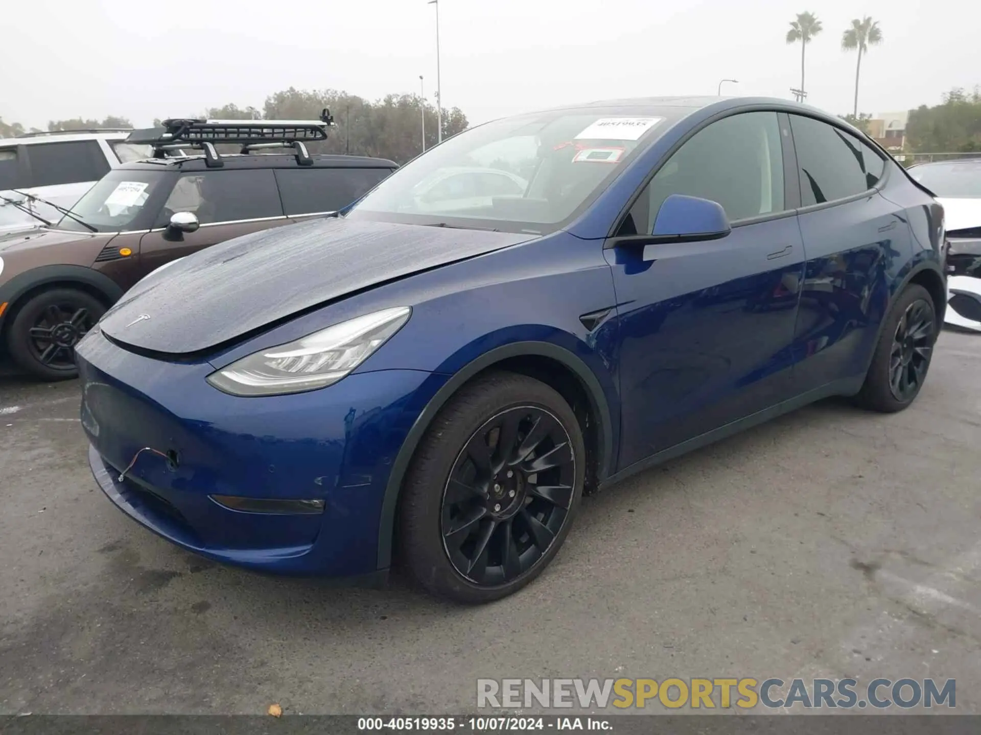 2 Photograph of a damaged car 7SAYGDEE5NF459045 TESLA MODEL Y 2022