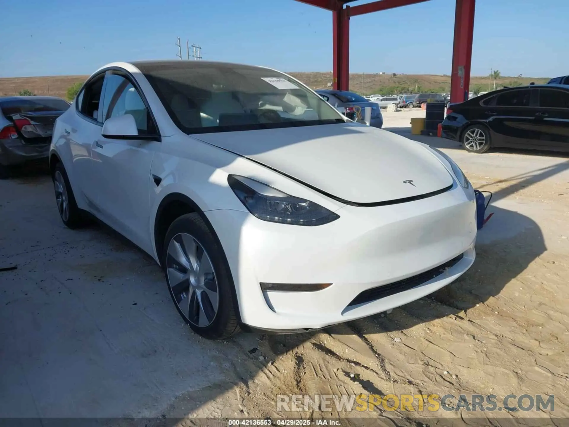 1 Фотография поврежденного автомобиля 7SAYGDEE5NF516604 TESLA MODEL Y 2022