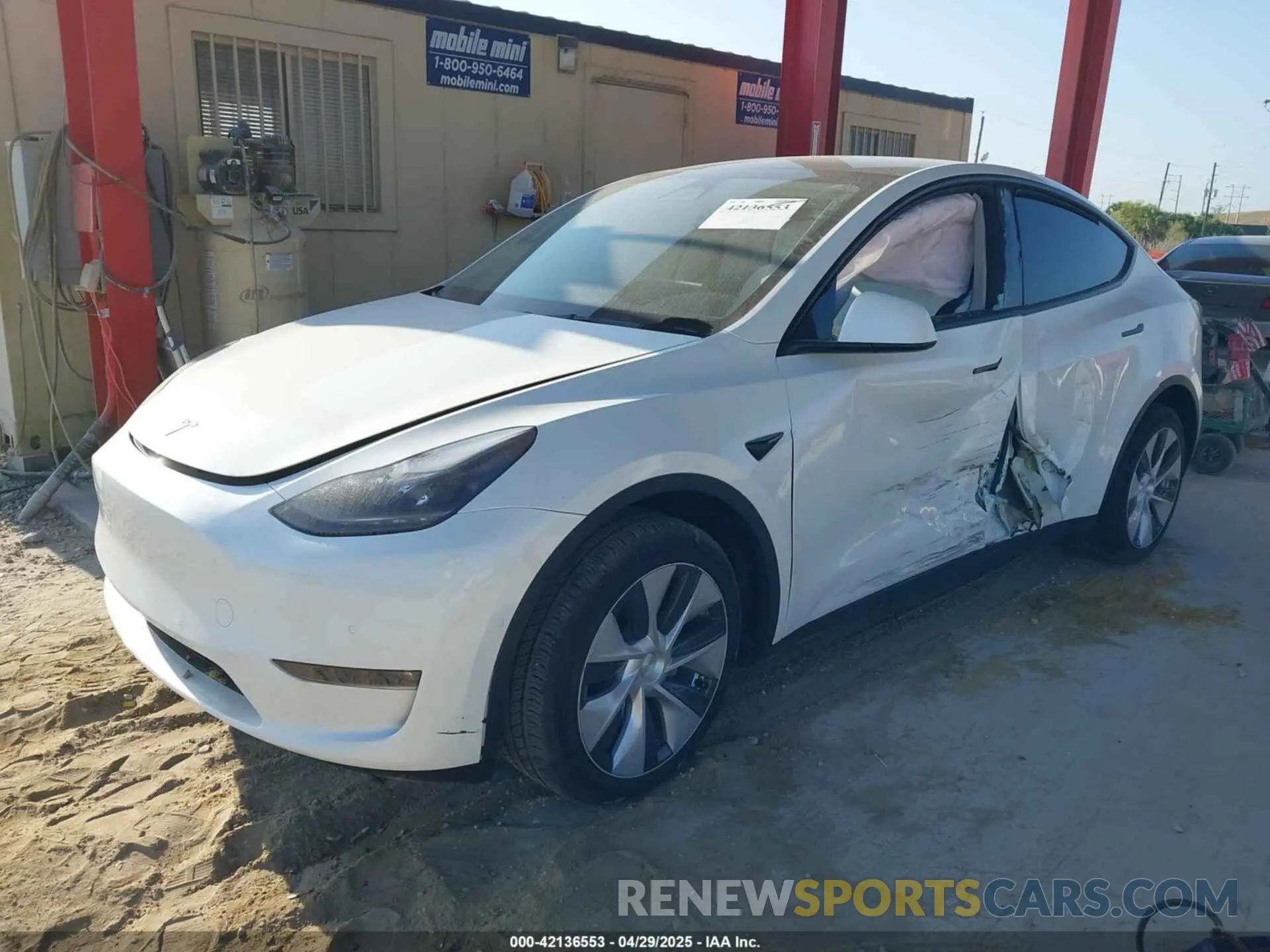 2 Фотография поврежденного автомобиля 7SAYGDEE5NF516604 TESLA MODEL Y 2022