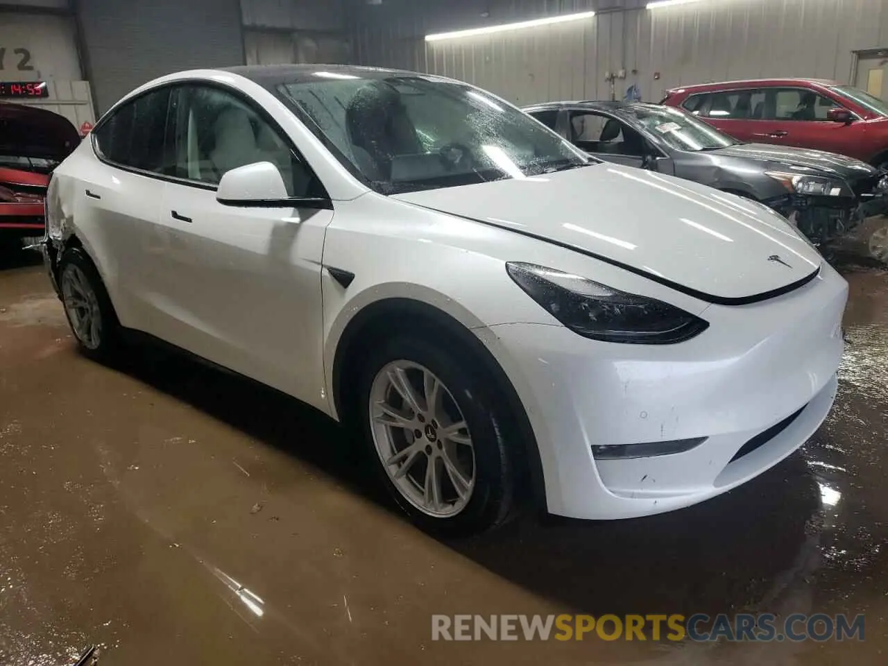 4 Фотография поврежденного автомобиля 7SAYGDEE5NF532141 TESLA MODEL Y 2022