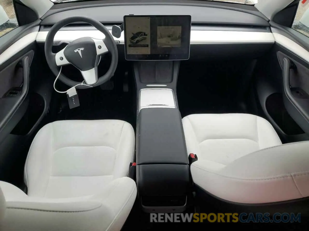 8 Фотография поврежденного автомобиля 7SAYGDEE5NF532141 TESLA MODEL Y 2022