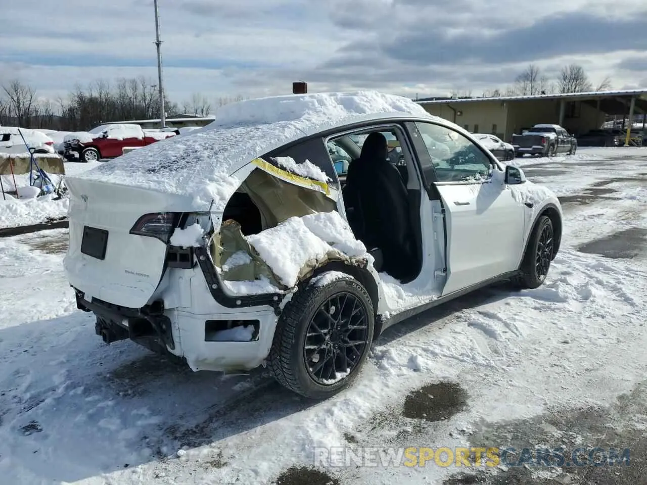3 Фотография поврежденного автомобиля 7SAYGDEE6NA020952 TESLA MODEL Y 2022