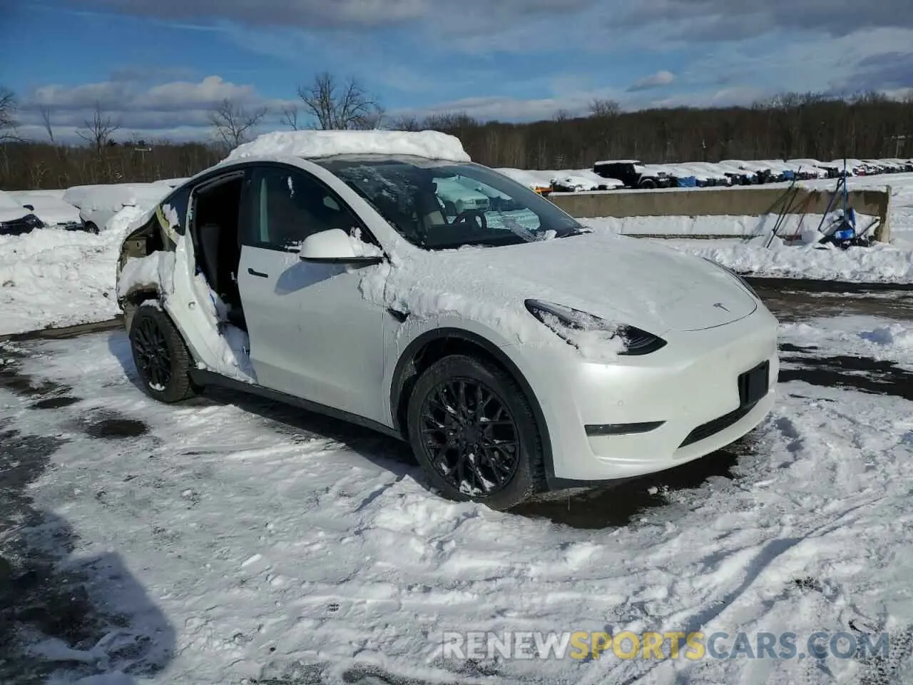 4 Фотография поврежденного автомобиля 7SAYGDEE6NA020952 TESLA MODEL Y 2022