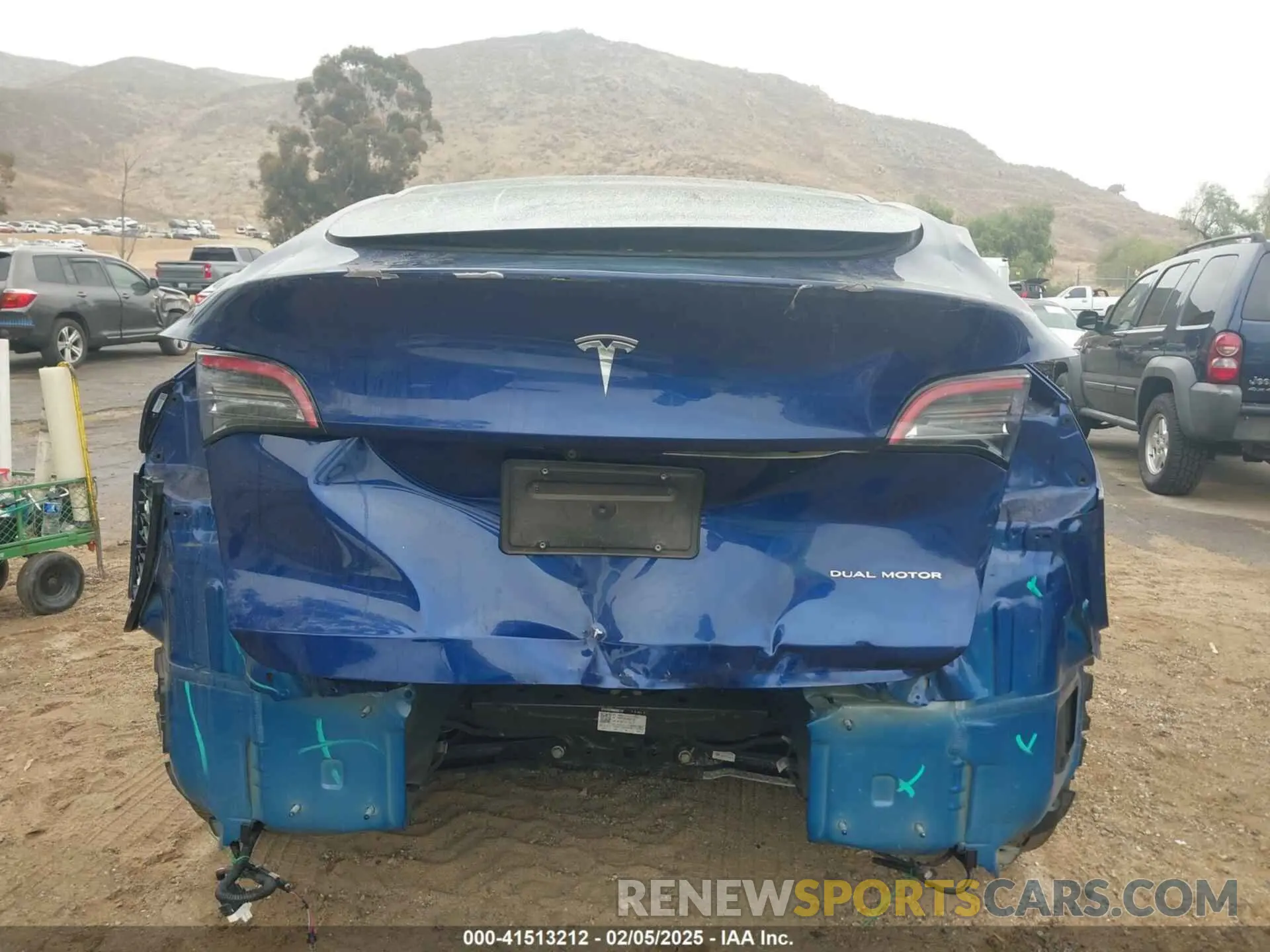 17 Фотография поврежденного автомобиля 7SAYGDEE6NA021115 TESLA MODEL Y 2022