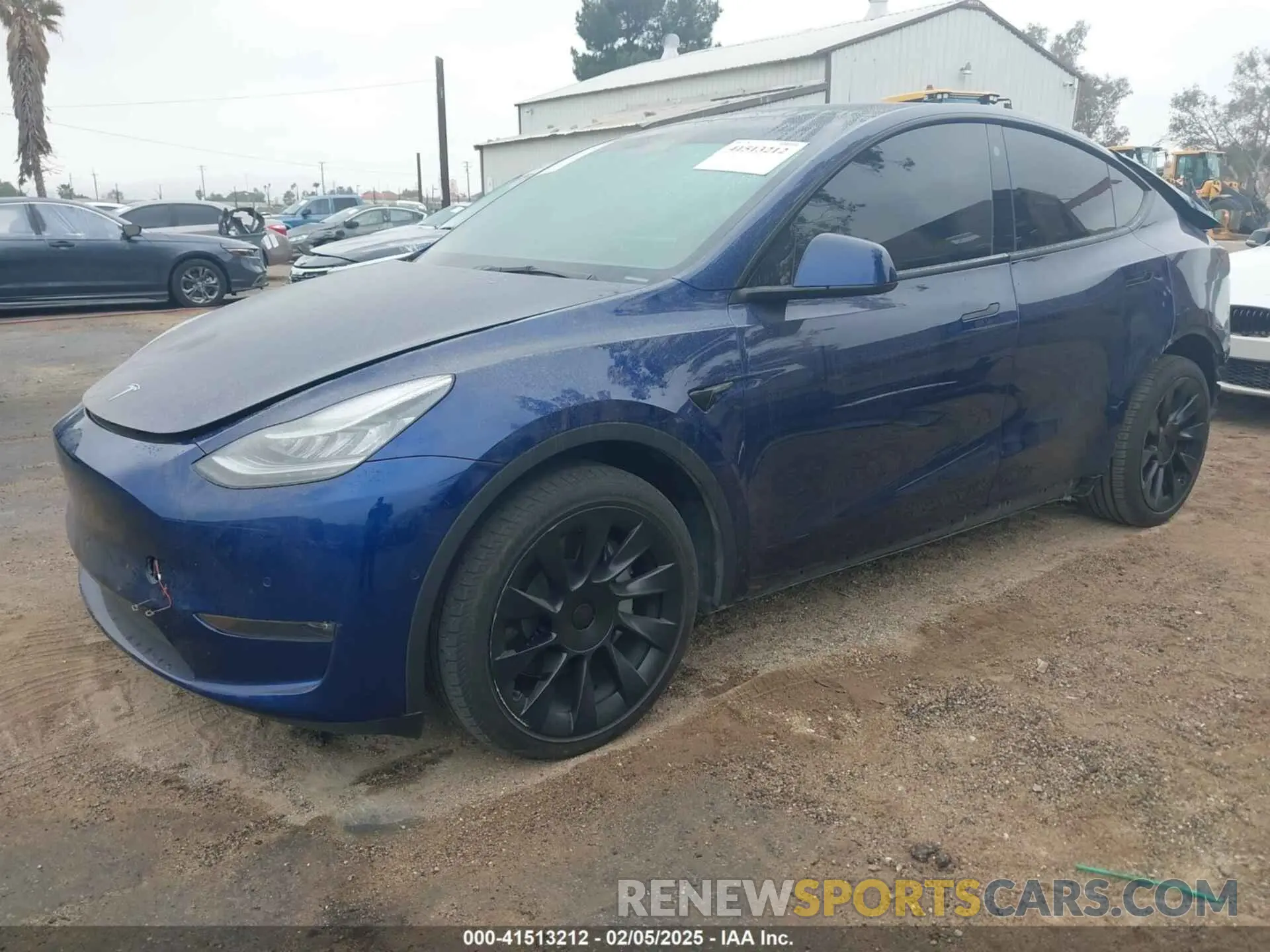 2 Фотография поврежденного автомобиля 7SAYGDEE6NA021115 TESLA MODEL Y 2022