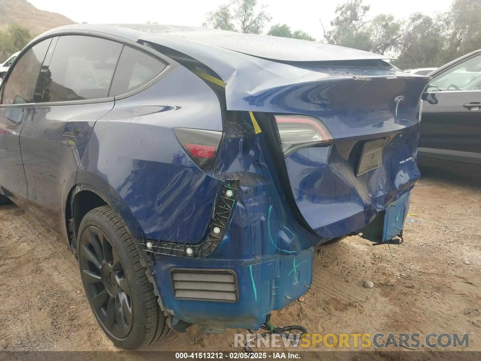 6 Фотография поврежденного автомобиля 7SAYGDEE6NA021115 TESLA MODEL Y 2022