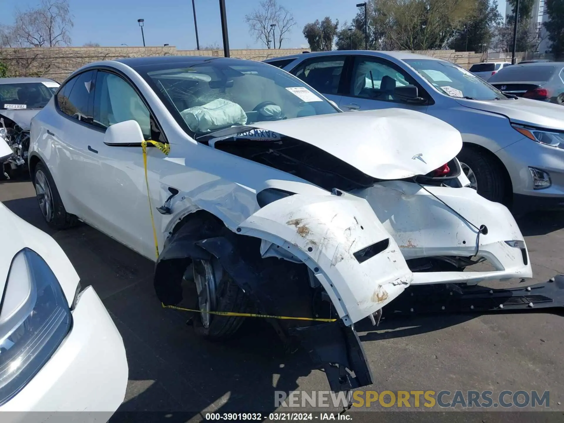 1 Photograph of a damaged car 7SAYGDEE6NF413675 TESLA MODEL Y 2022