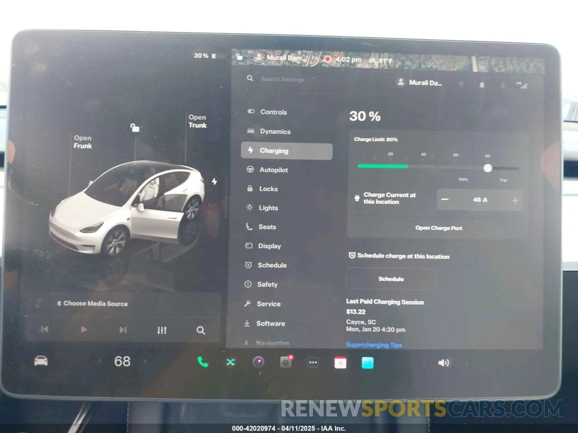 17 Фотография поврежденного автомобиля 7SAYGDEE6NF419332 TESLA MODEL Y 2022