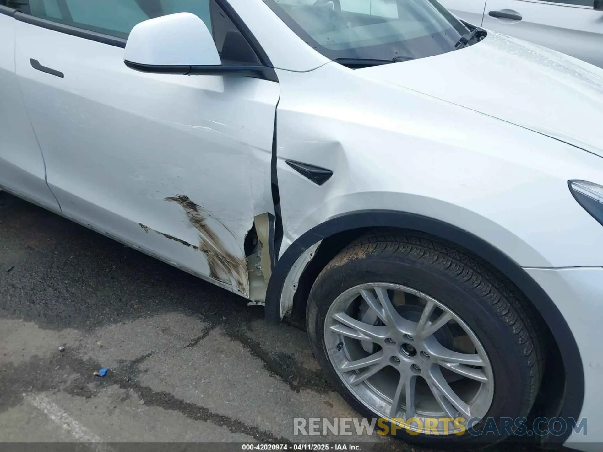 6 Фотография поврежденного автомобиля 7SAYGDEE6NF419332 TESLA MODEL Y 2022