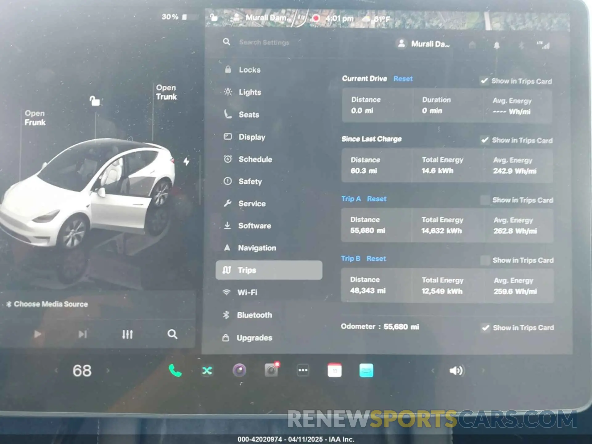 7 Фотография поврежденного автомобиля 7SAYGDEE6NF419332 TESLA MODEL Y 2022
