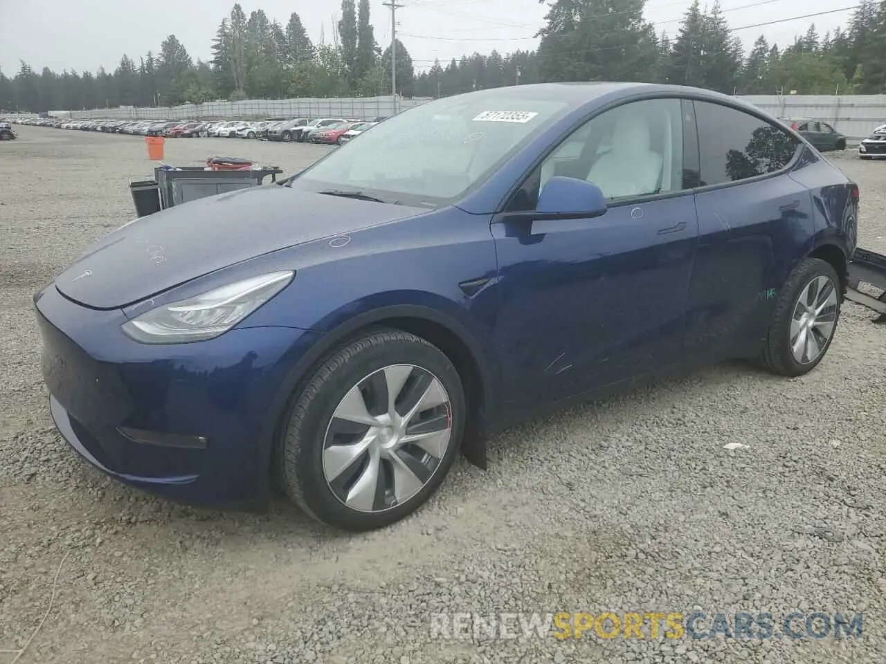 1 Фотография поврежденного автомобиля 7SAYGDEE6NF429651 TESLA MODEL Y 2022
