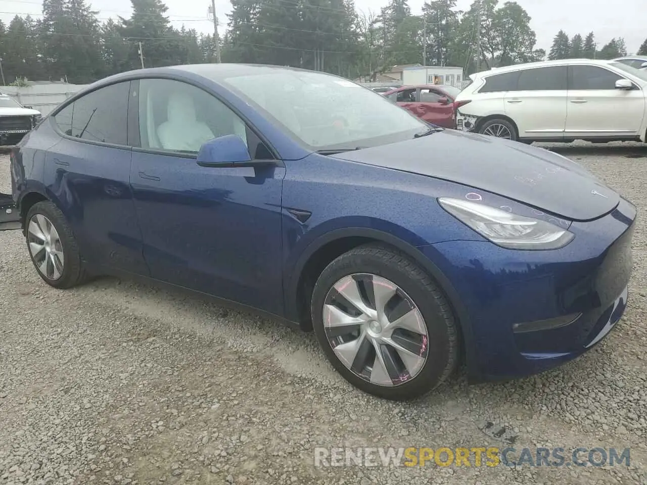 4 Фотография поврежденного автомобиля 7SAYGDEE6NF429651 TESLA MODEL Y 2022