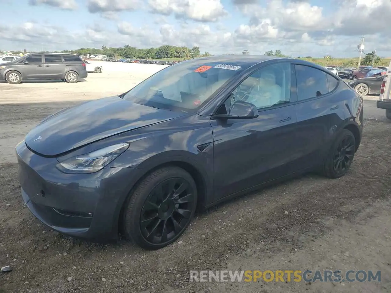 1 Photograph of a damaged car 7SAYGDEE6NF446319 TESLA MODEL Y 2022