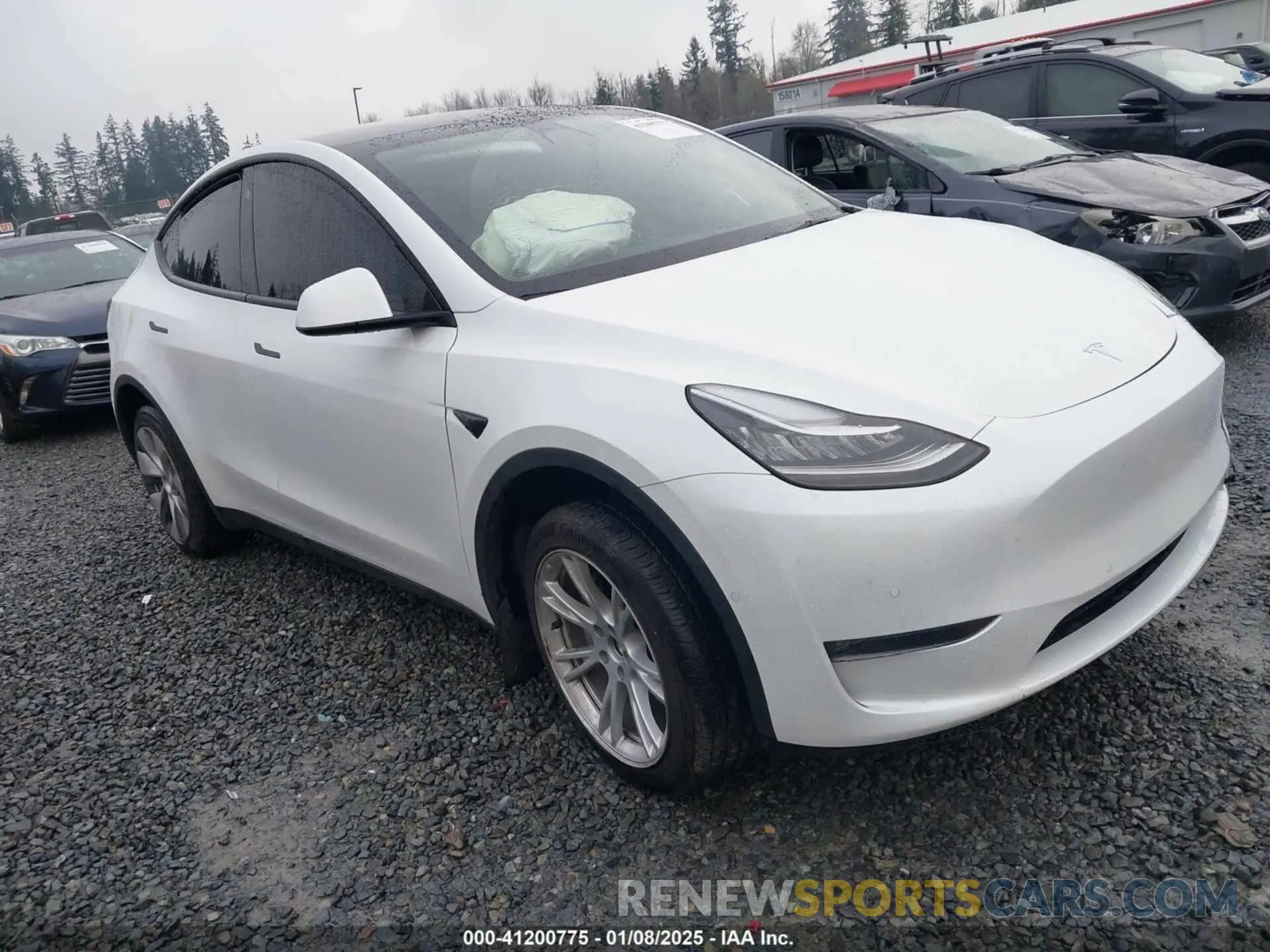 1 Photograph of a damaged car 7SAYGDEE6NF451259 TESLA MODEL Y 2022