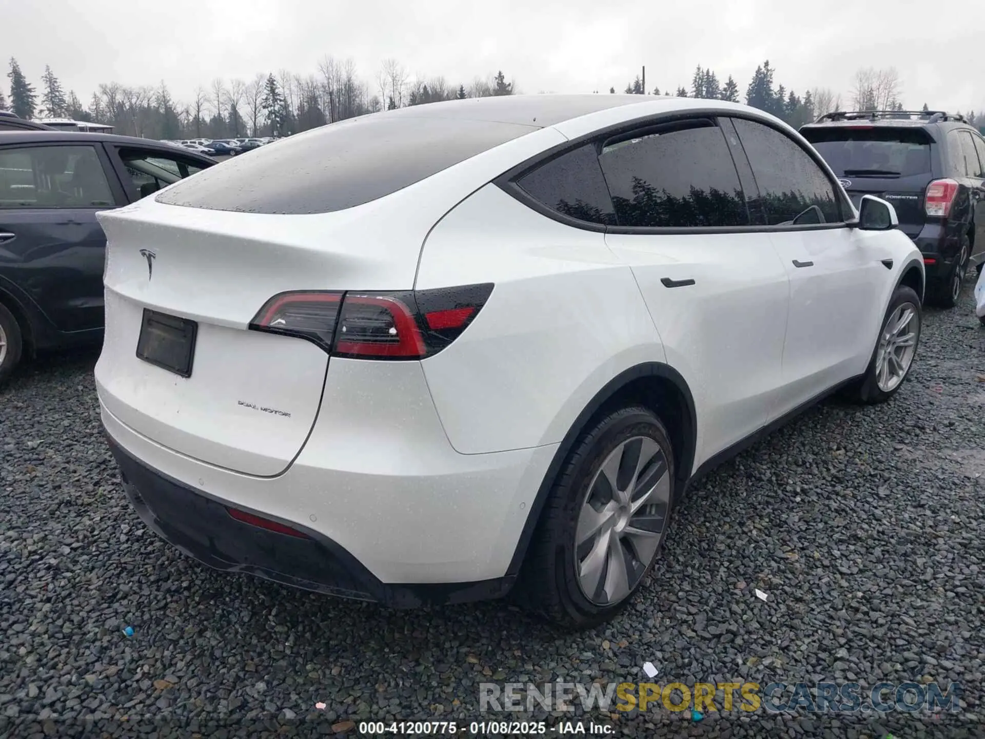 4 Photograph of a damaged car 7SAYGDEE6NF451259 TESLA MODEL Y 2022