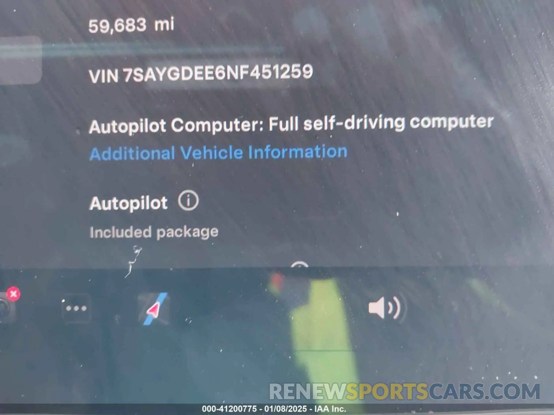 9 Photograph of a damaged car 7SAYGDEE6NF451259 TESLA MODEL Y 2022