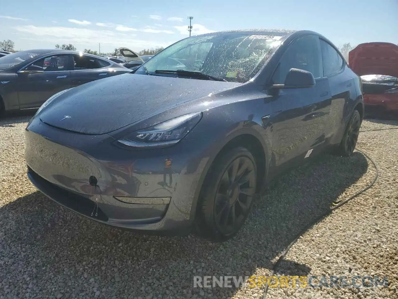 2 Photograph of a damaged car 7SAYGDEE7NA005943 TESLA MODEL Y 2022