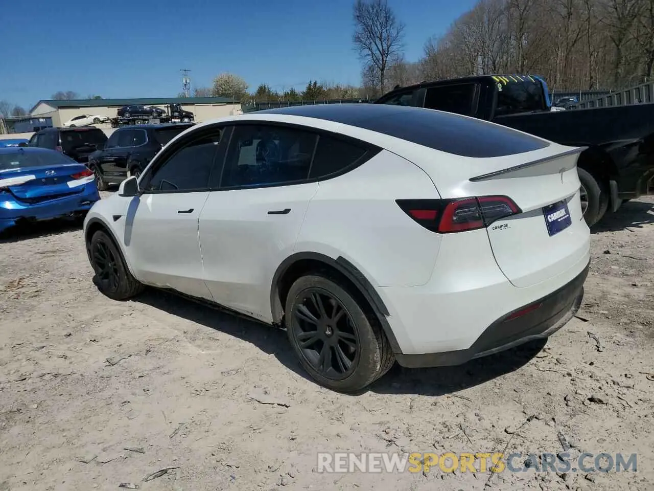 2 Фотография поврежденного автомобиля 7SAYGDEE7NA012634 TESLA MODEL Y 2022
