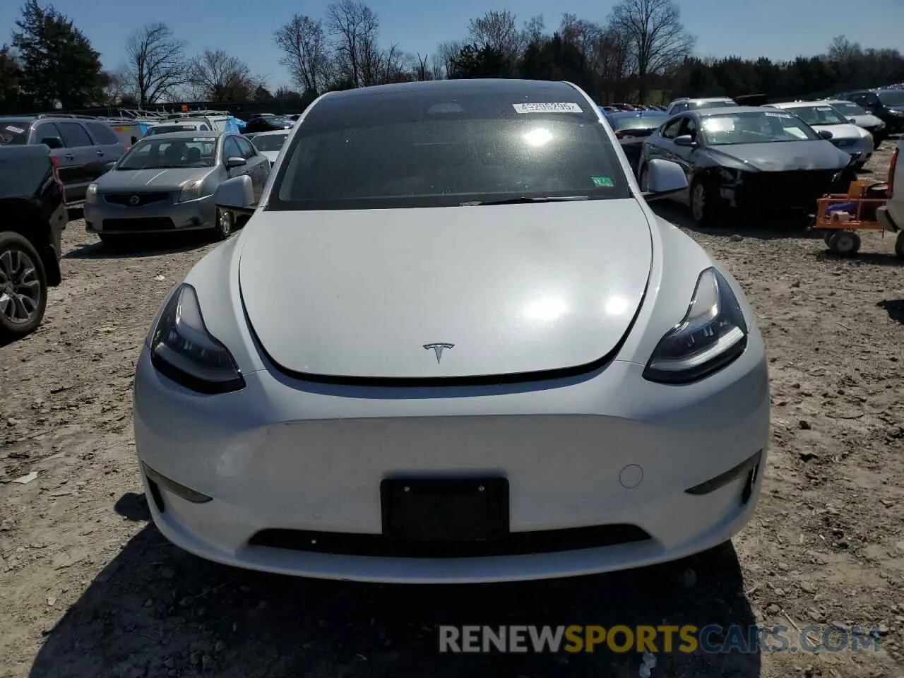 5 Фотография поврежденного автомобиля 7SAYGDEE7NA012634 TESLA MODEL Y 2022