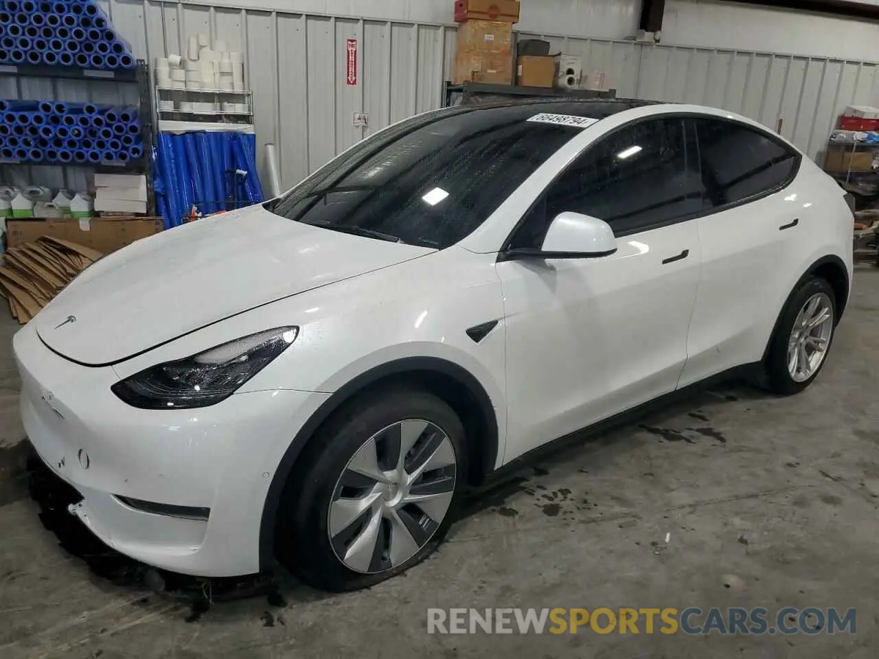 1 Photograph of a damaged car 7SAYGDEE7NA015503 TESLA MODEL Y 2022