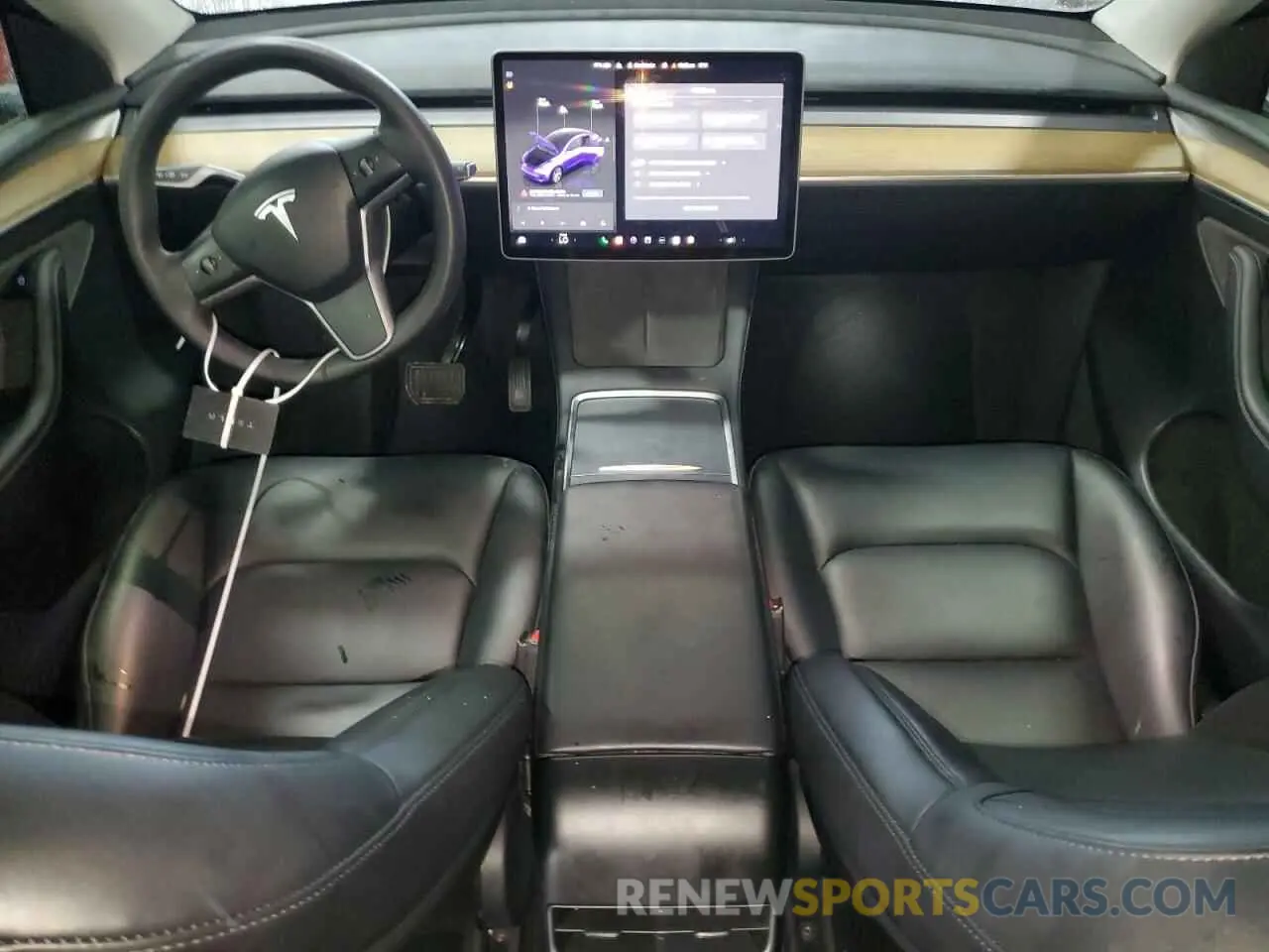 8 Photograph of a damaged car 7SAYGDEE7NA015503 TESLA MODEL Y 2022