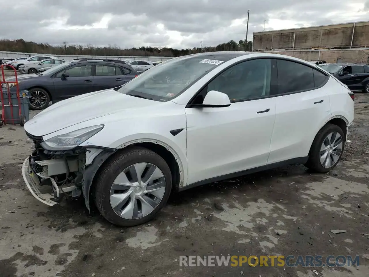 1 Фотография поврежденного автомобиля 7SAYGDEE7NA018739 TESLA MODEL Y 2022