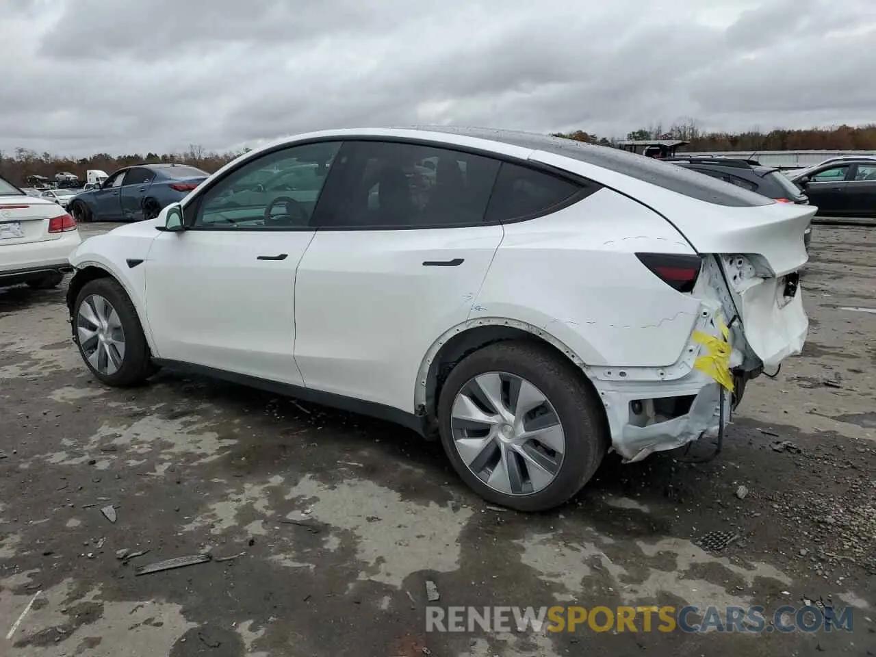 2 Фотография поврежденного автомобиля 7SAYGDEE7NA018739 TESLA MODEL Y 2022