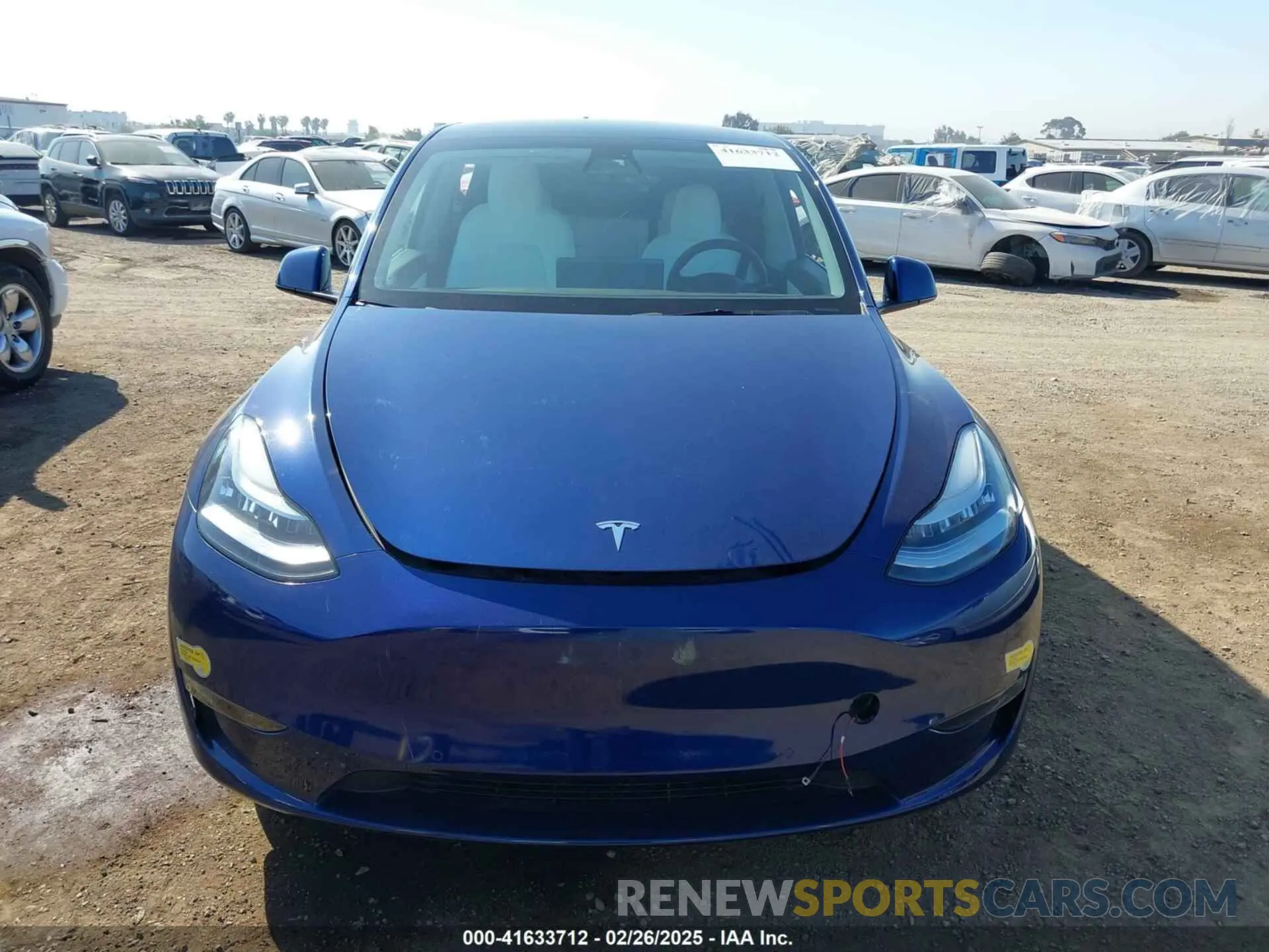 12 Photograph of a damaged car 7SAYGDEE7NF312239 TESLA MODEL Y 2022