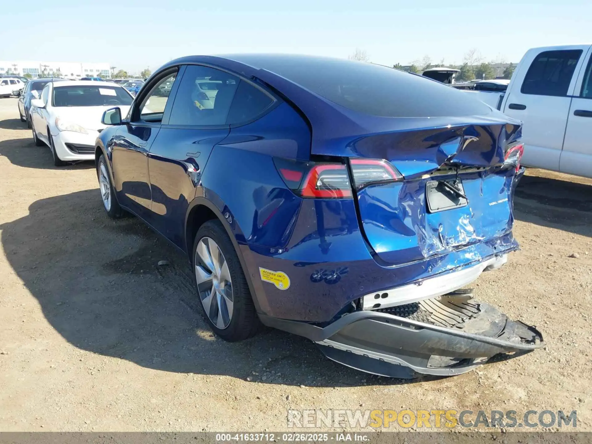 3 Photograph of a damaged car 7SAYGDEE7NF312239 TESLA MODEL Y 2022