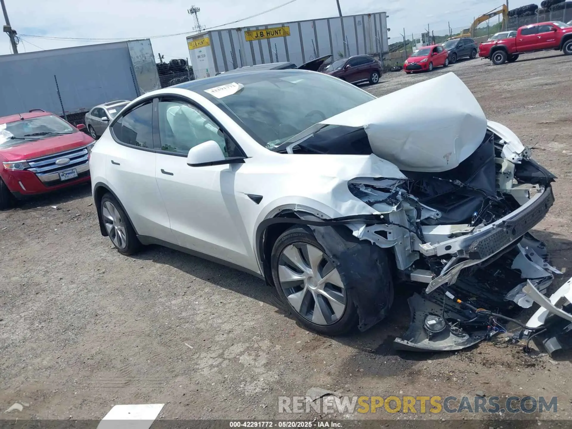 1 Фотография поврежденного автомобиля 7SAYGDEE7NF363238 TESLA MODEL Y 2022