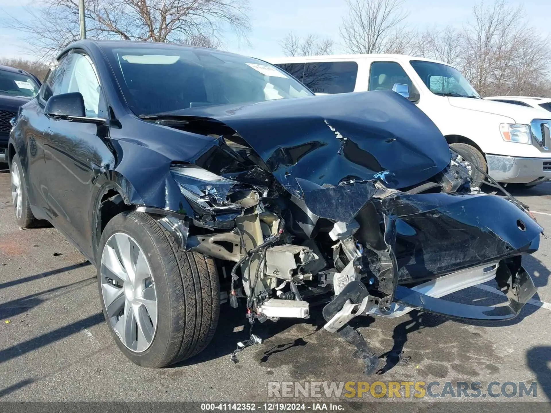 1 Photograph of a damaged car 7SAYGDEE7NF369914 TESLA MODEL Y 2022