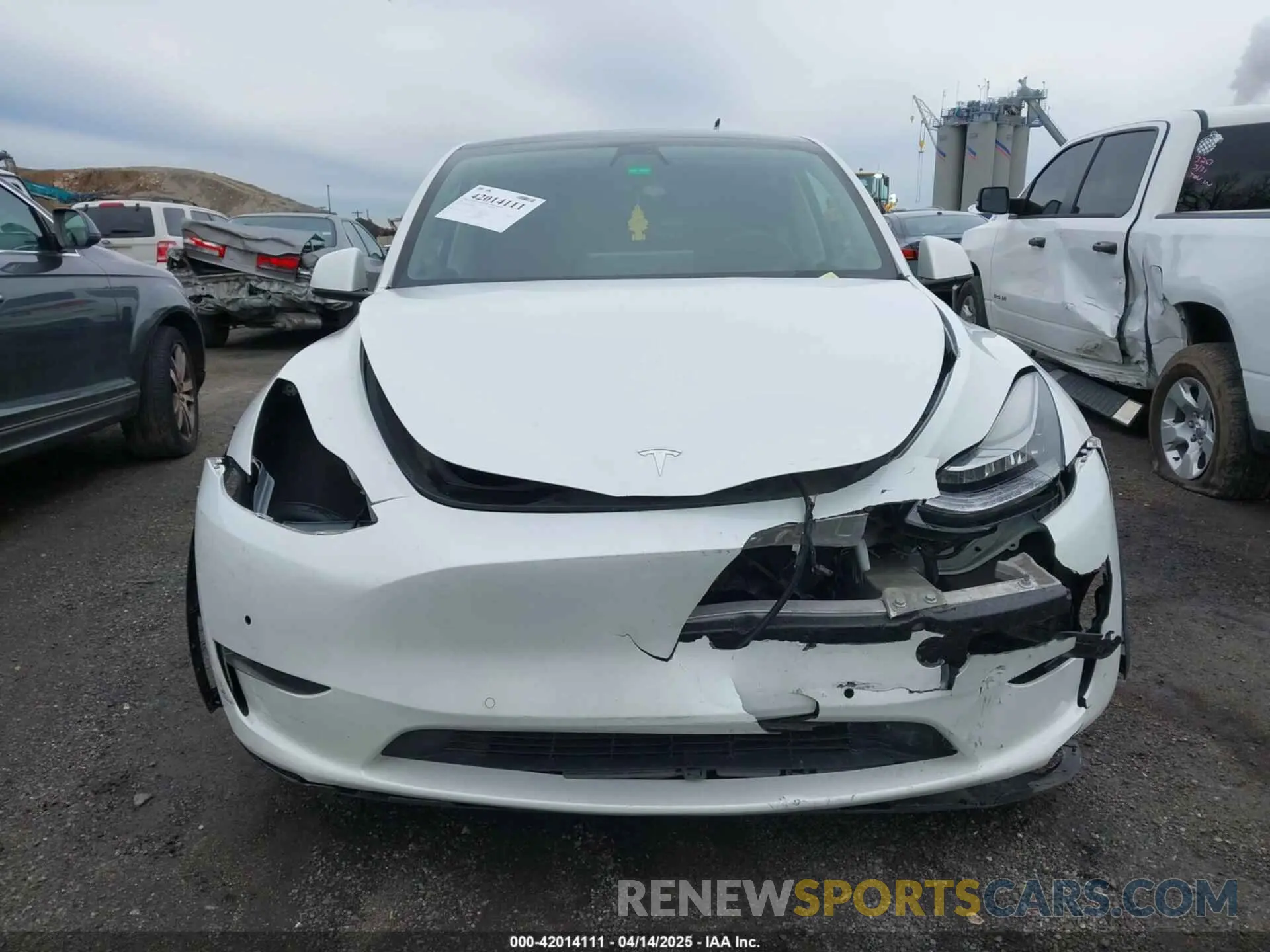 11 Фотография поврежденного автомобиля 7SAYGDEE7NF389788 TESLA MODEL Y 2022