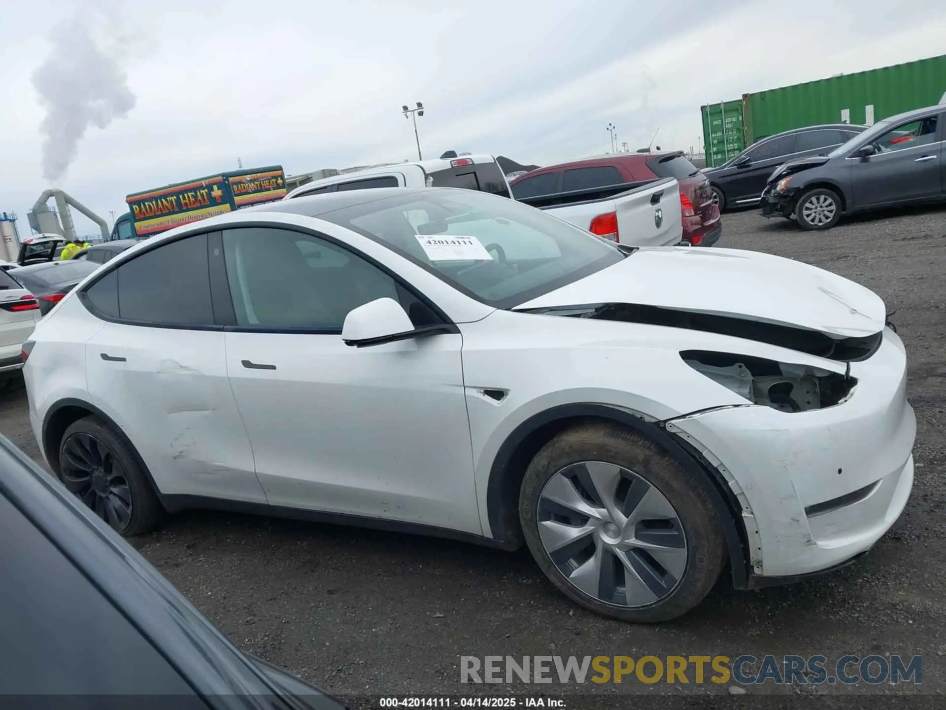 12 Фотография поврежденного автомобиля 7SAYGDEE7NF389788 TESLA MODEL Y 2022