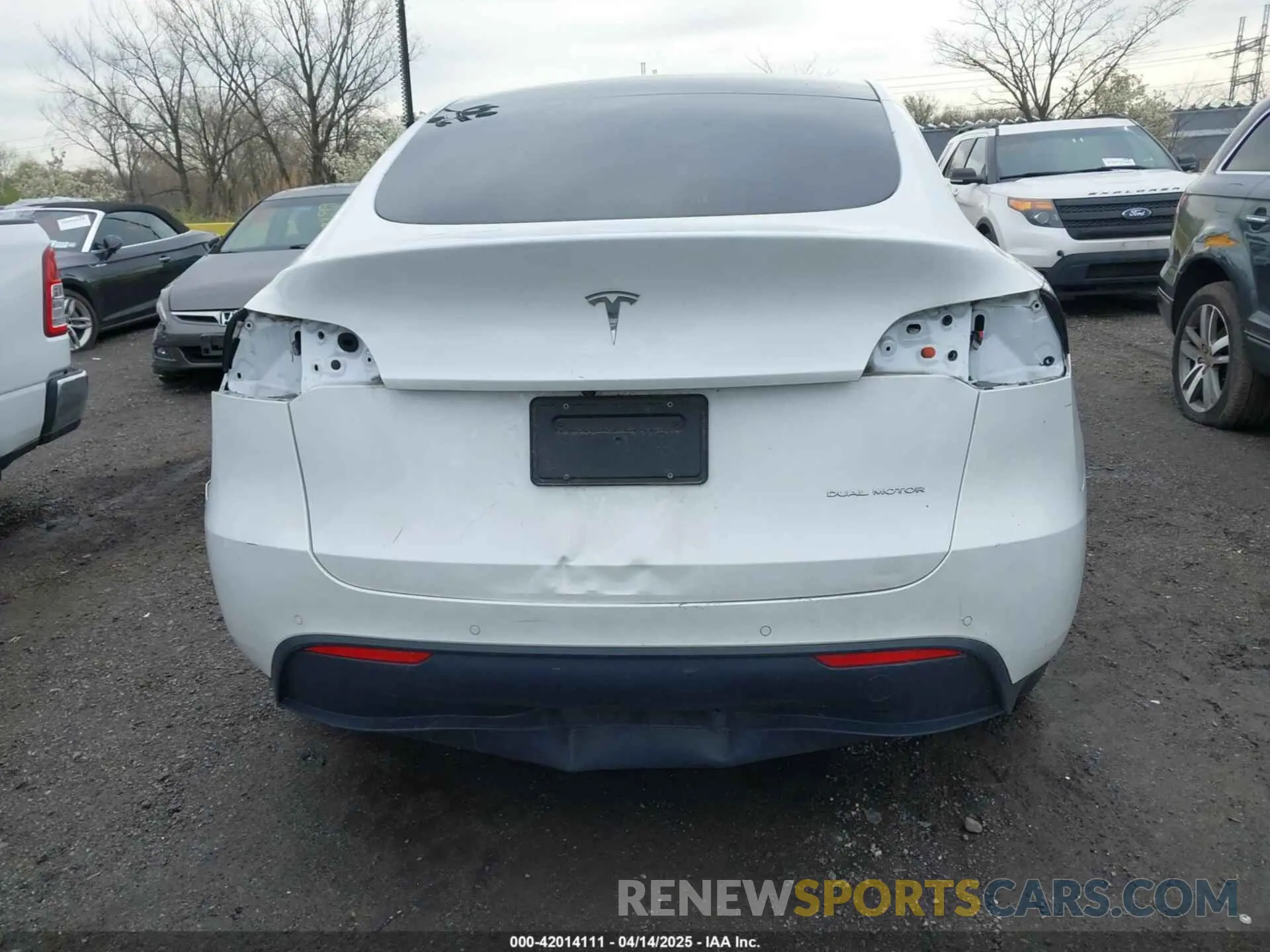 20 Фотография поврежденного автомобиля 7SAYGDEE7NF389788 TESLA MODEL Y 2022