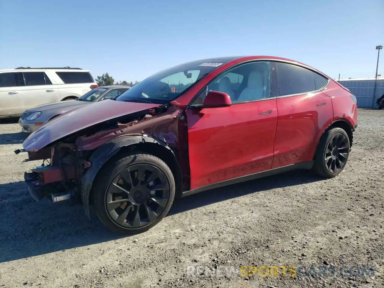 1 Photograph of a damaged car 7SAYGDEE7NF399401 TESLA MODEL Y 2022