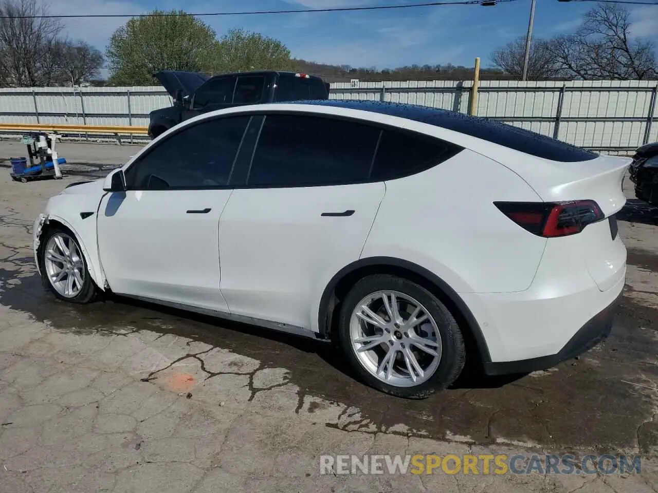 2 Фотография поврежденного автомобиля 7SAYGDEE7NF408209 TESLA MODEL Y 2022
