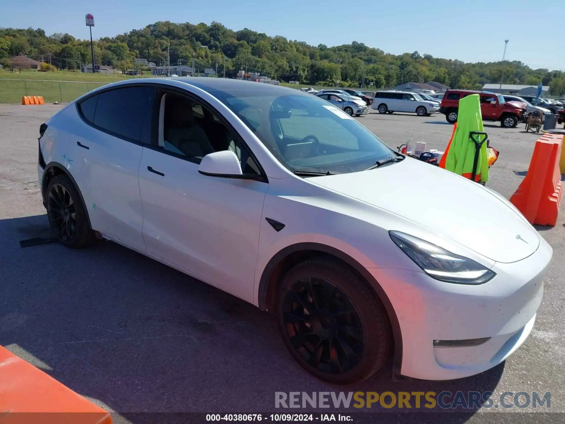 1 Photograph of a damaged car 7SAYGDEE7NF413880 TESLA MODEL Y 2022