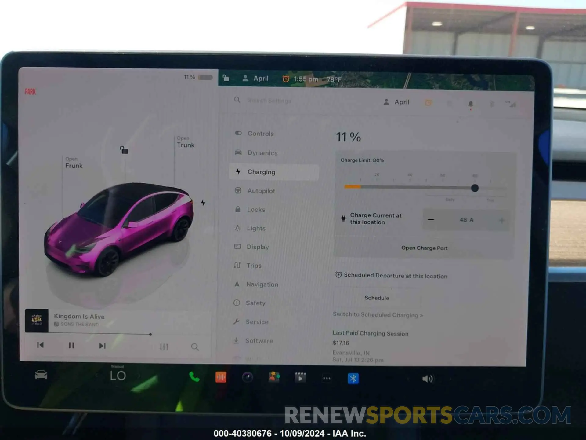 17 Photograph of a damaged car 7SAYGDEE7NF413880 TESLA MODEL Y 2022