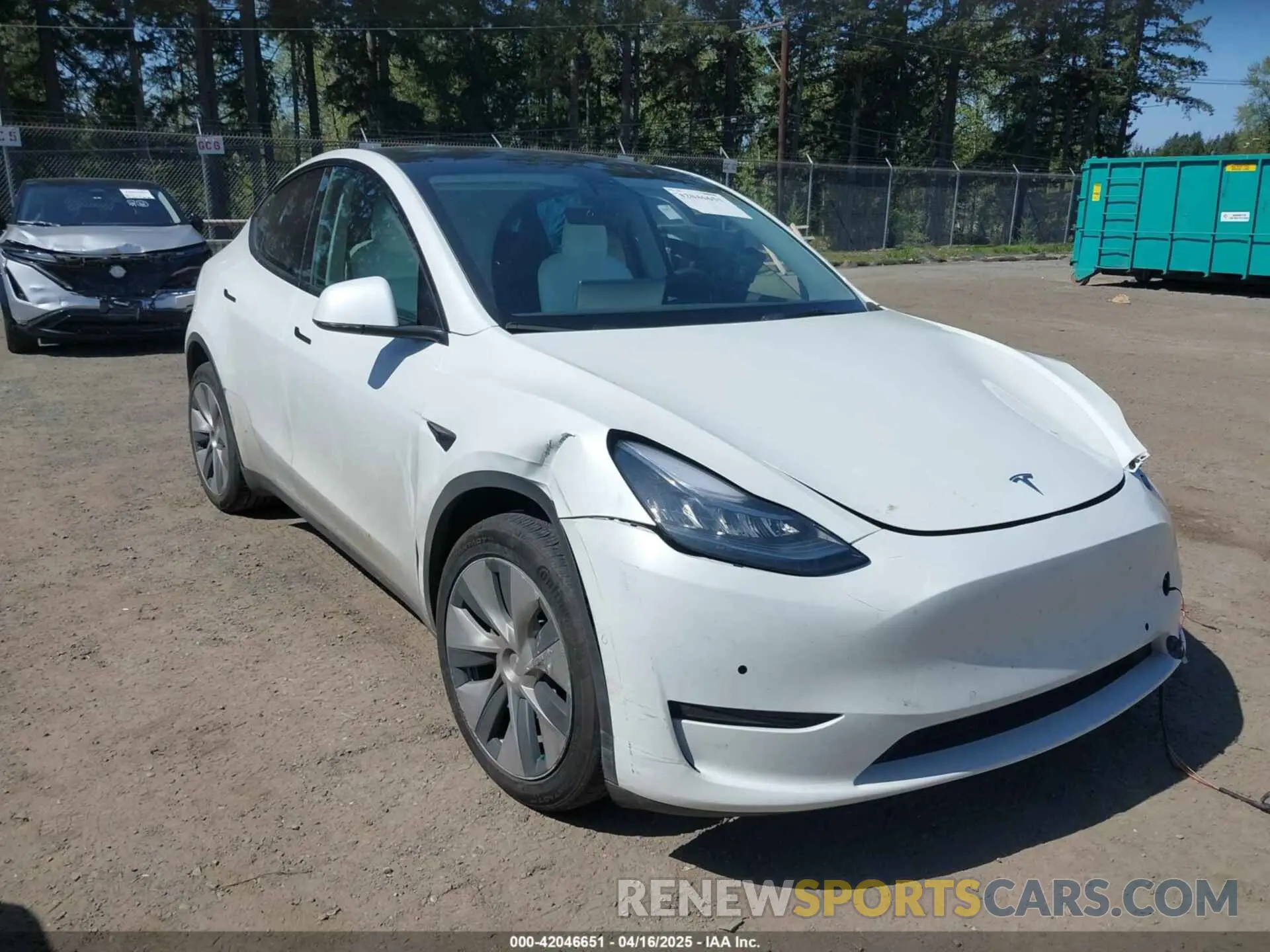 1 Фотография поврежденного автомобиля 7SAYGDEE7NF418223 TESLA MODEL Y 2022