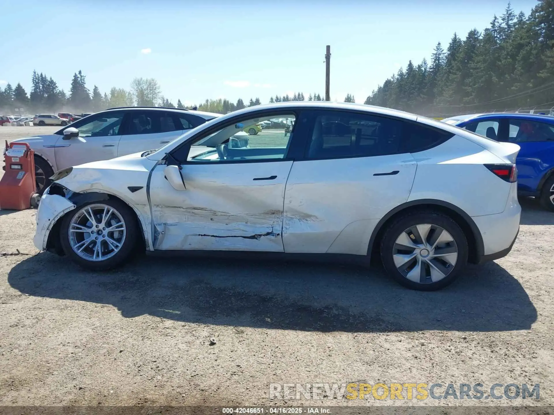 14 Фотография поврежденного автомобиля 7SAYGDEE7NF418223 TESLA MODEL Y 2022