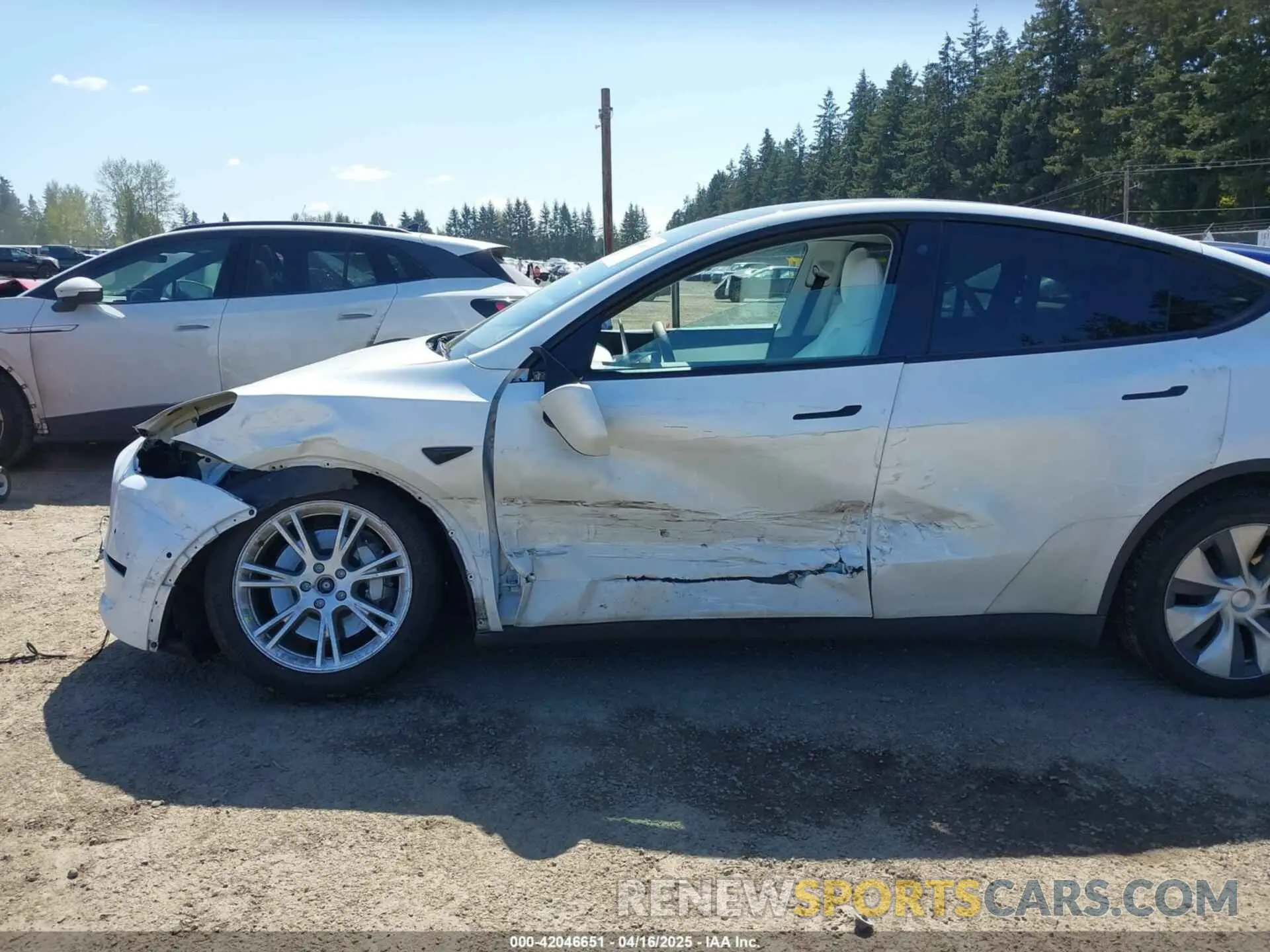6 Фотография поврежденного автомобиля 7SAYGDEE7NF418223 TESLA MODEL Y 2022