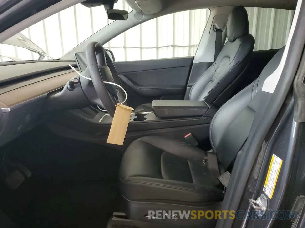 7 Photograph of a damaged car 7SAYGDEE7NF422837 TESLA MODEL Y 2022