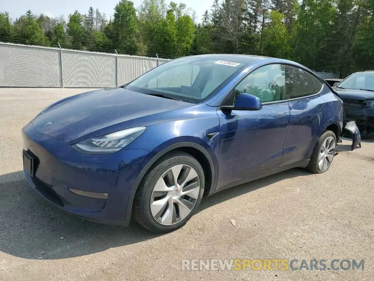 1 Photograph of a damaged car 7SAYGDEE7NF436897 TESLA MODEL Y 2022