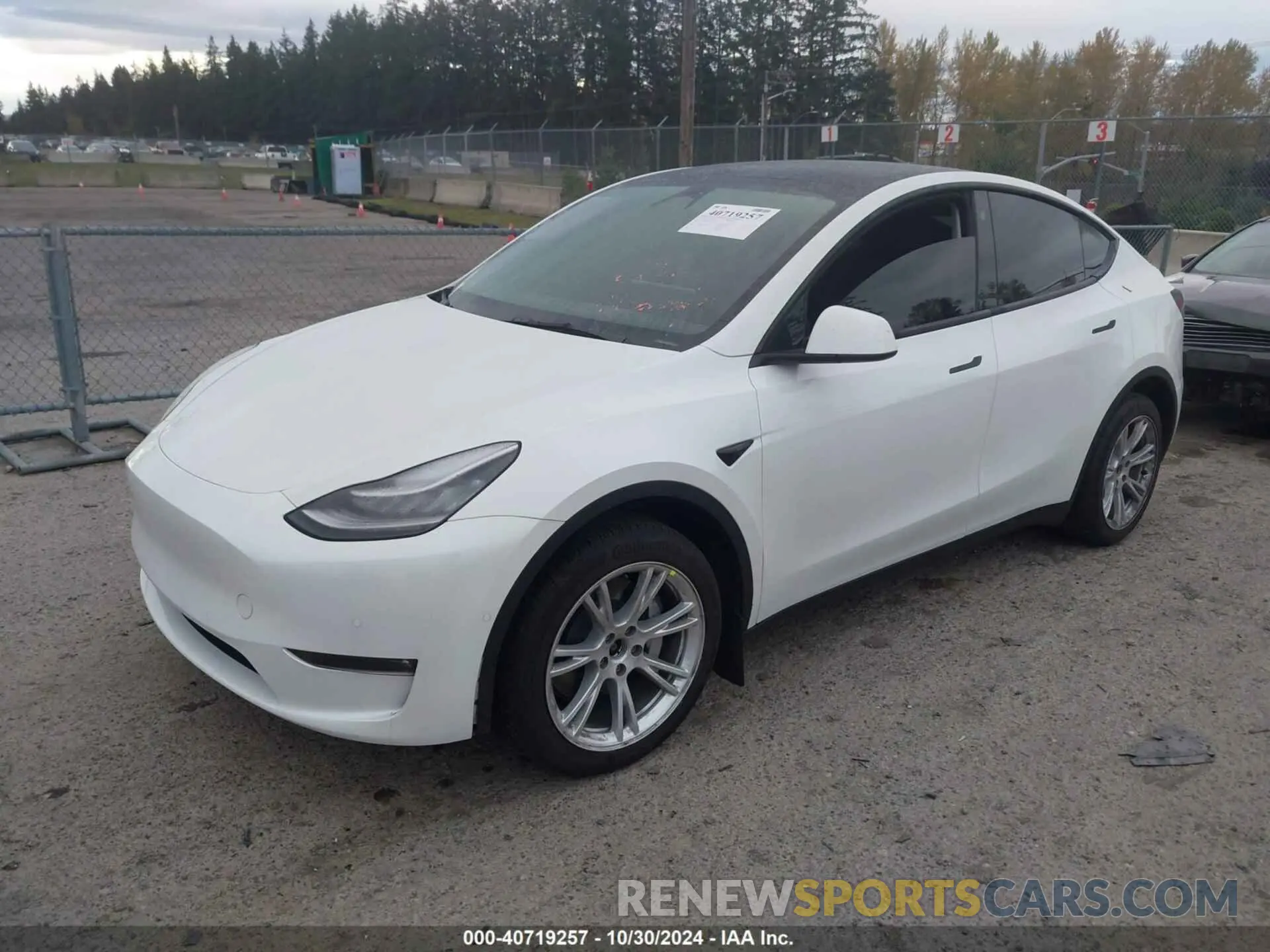 2 Photograph of a damaged car 7SAYGDEE7NF443770 TESLA MODEL Y 2022