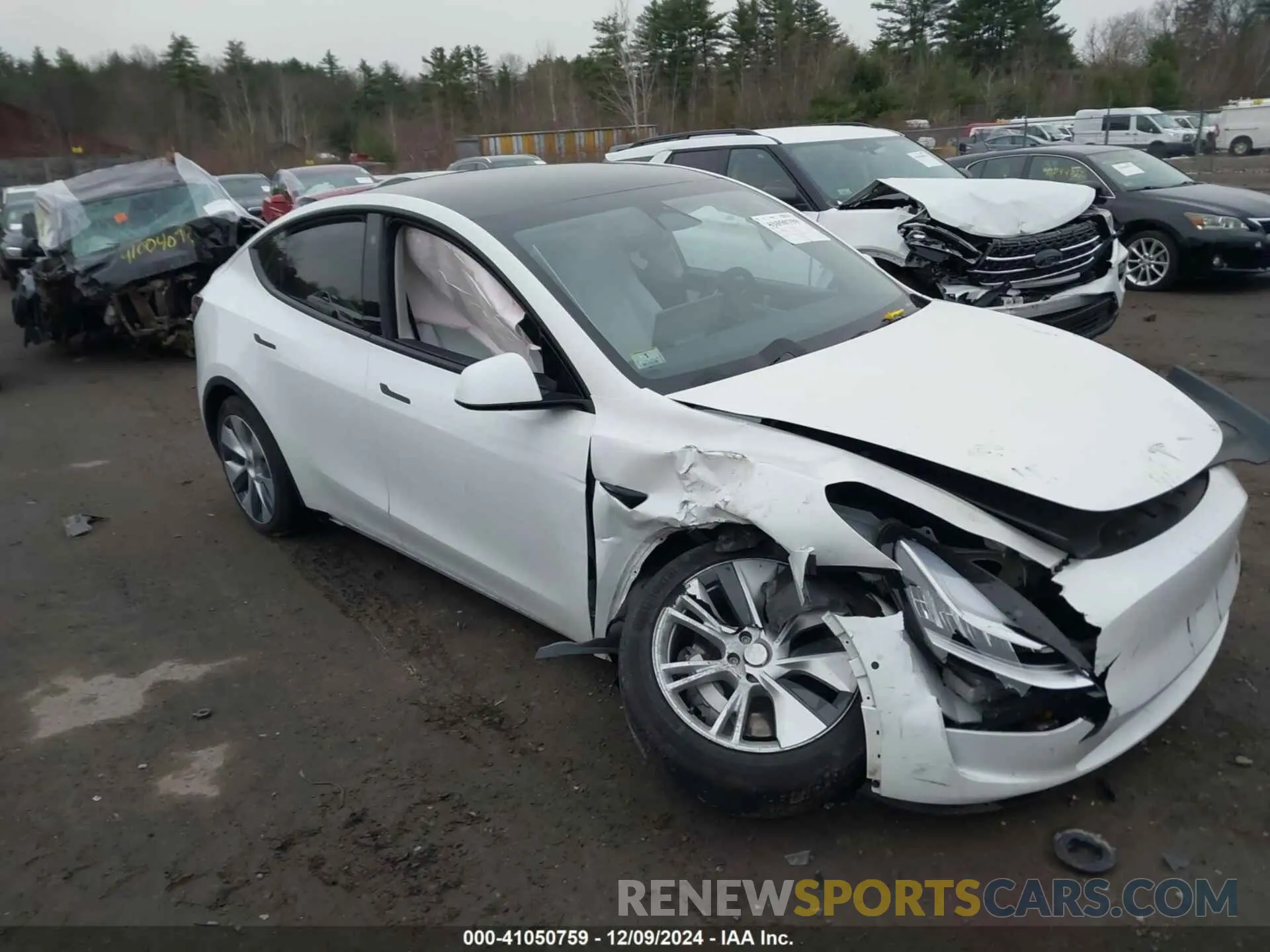 1 Photograph of a damaged car 7SAYGDEE7NF447334 TESLA MODEL Y 2022