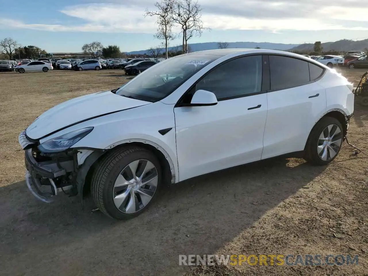 1 Photograph of a damaged car 7SAYGDEE7NF457930 TESLA MODEL Y 2022