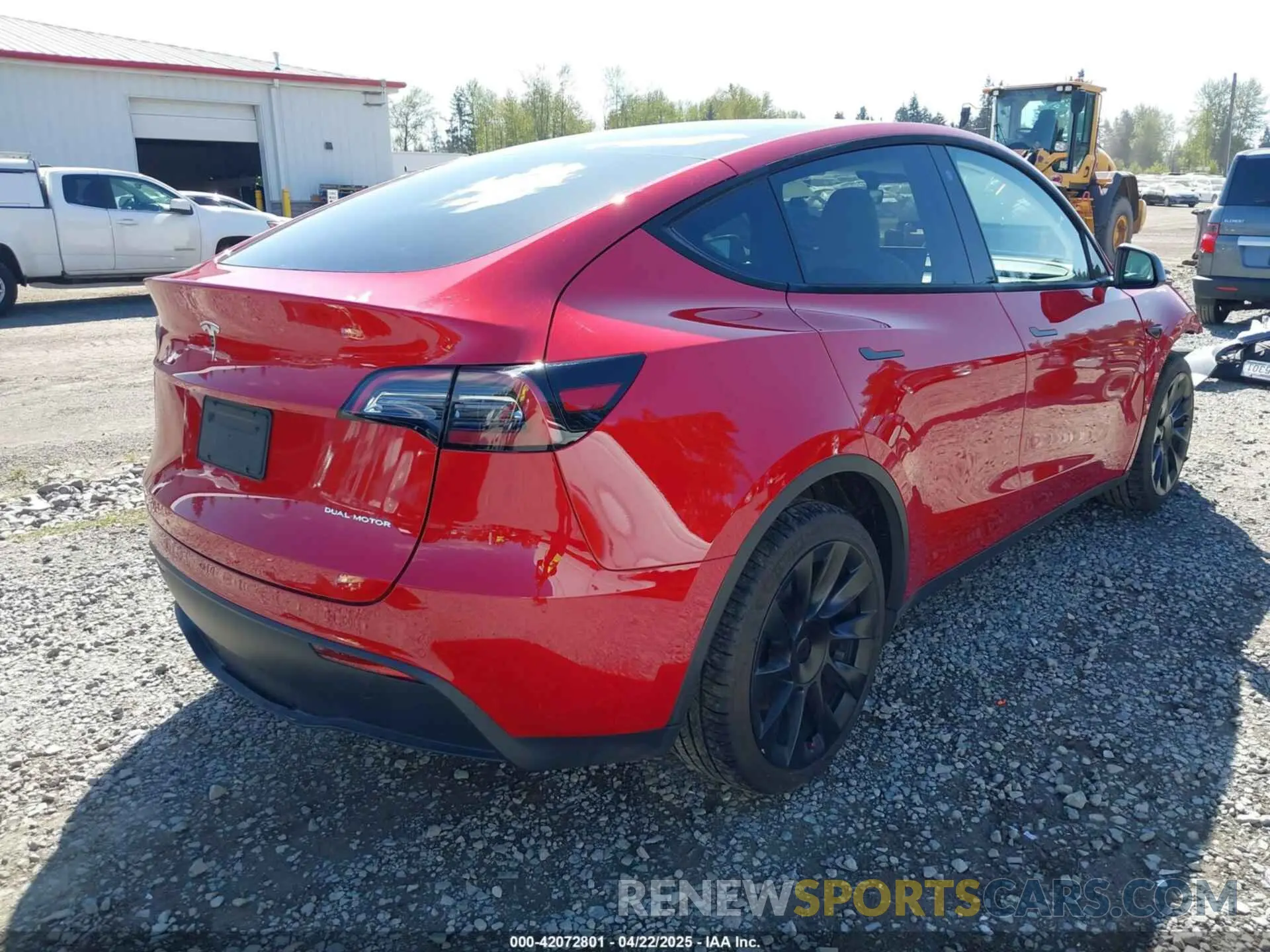 4 Фотография поврежденного автомобиля 7SAYGDEE7NF549278 TESLA MODEL Y 2022