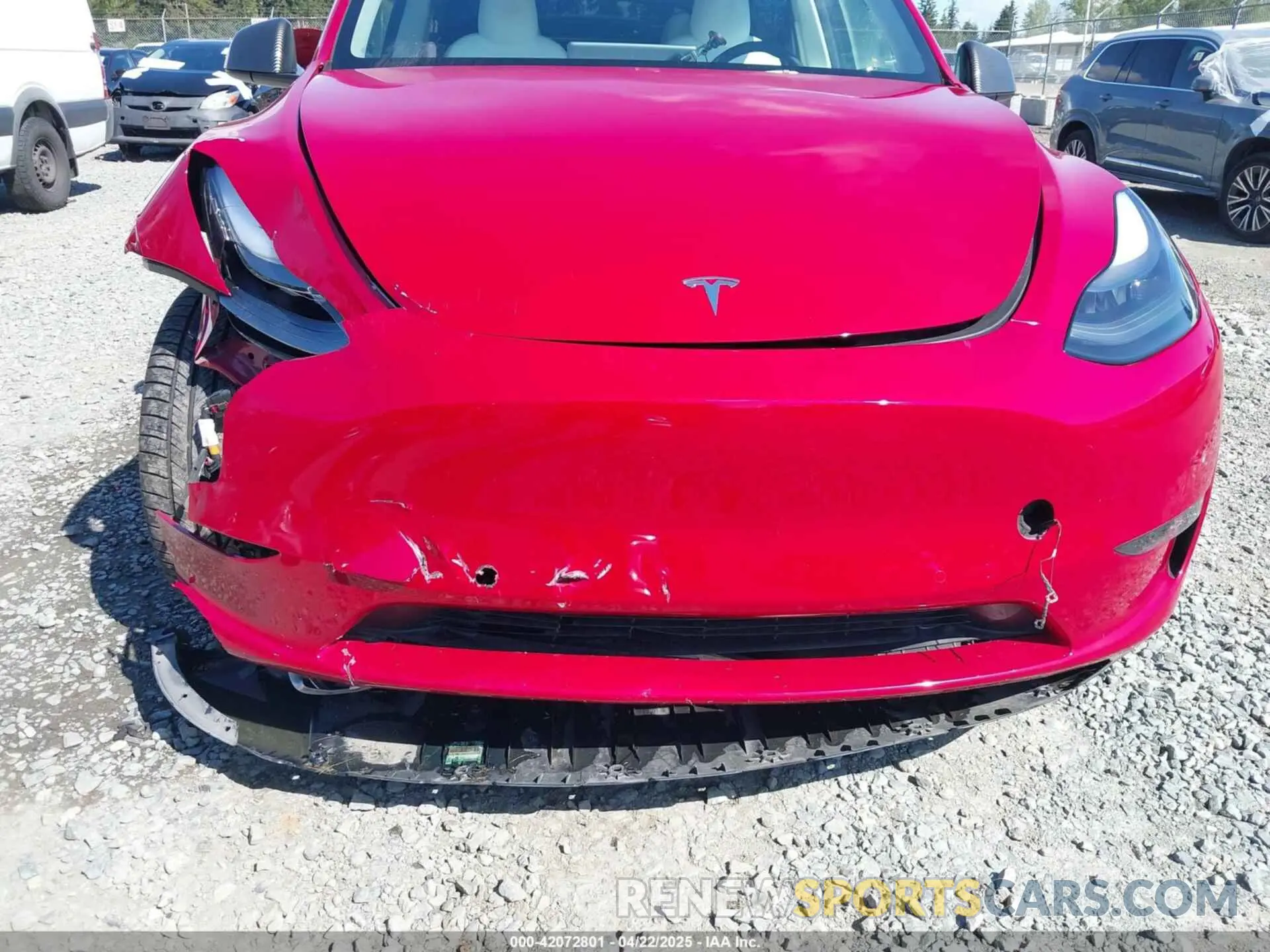 6 Фотография поврежденного автомобиля 7SAYGDEE7NF549278 TESLA MODEL Y 2022