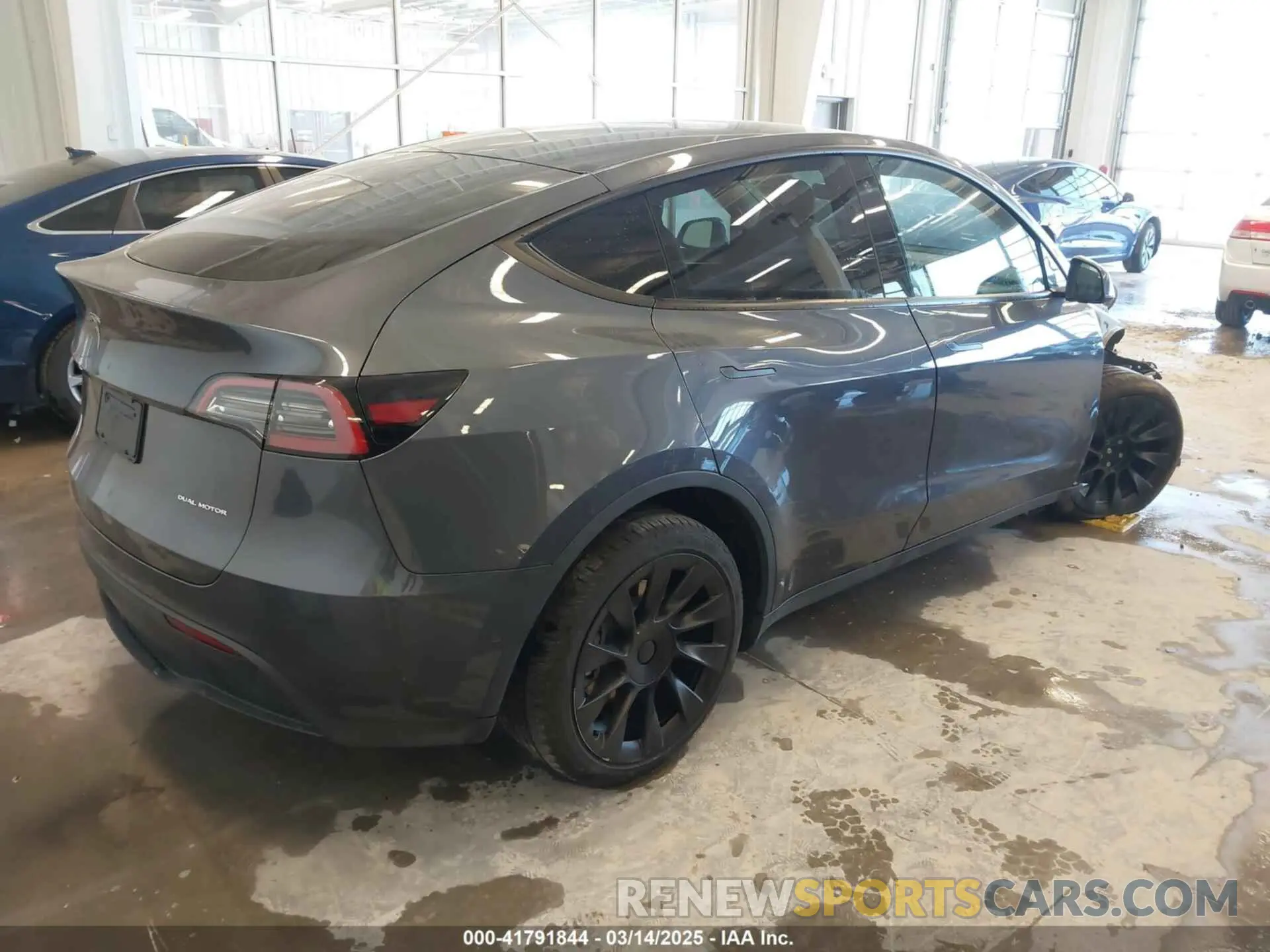 4 Photograph of a damaged car 7SAYGDEE8NA017194 TESLA MODEL Y 2022